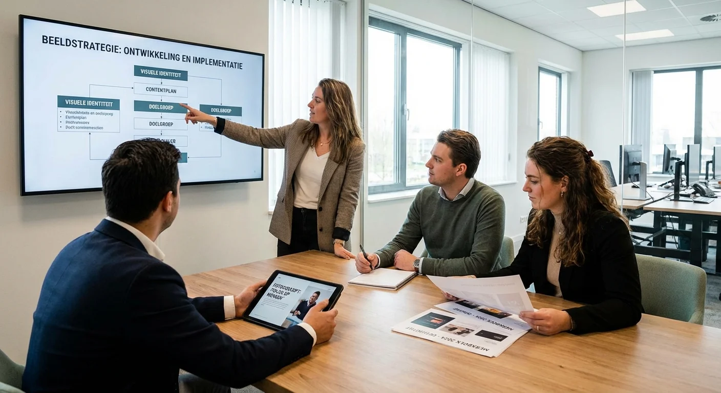 Beeldstrategie: featured image + ondersteunende visuals (realistisch) bij een