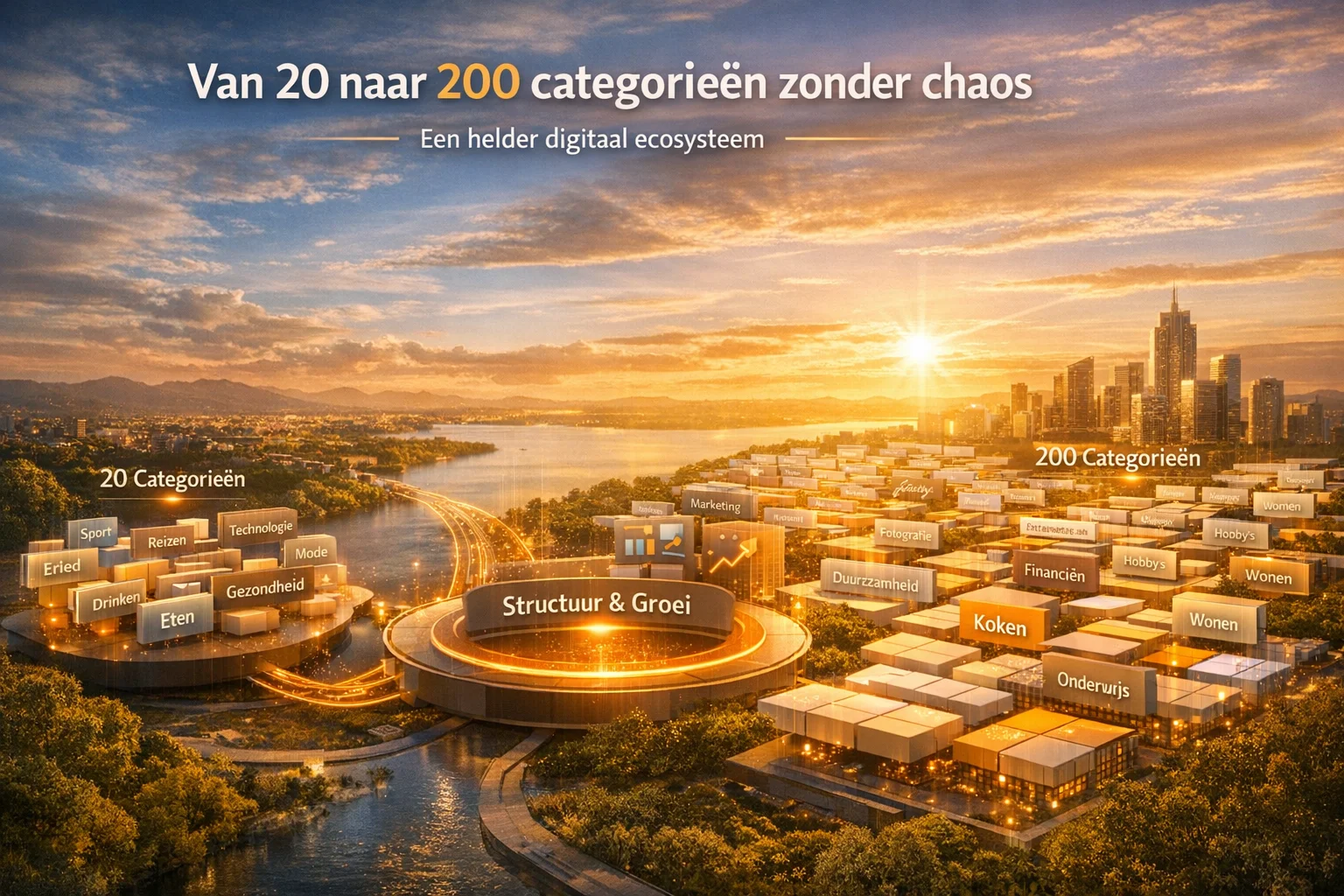 Categorie-architectuur: van 20 naar 200 categorie&euml;n zonder chaos
