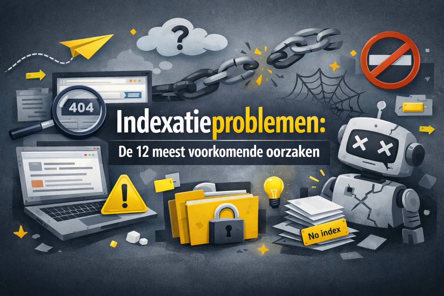 Oorzaken indexatieproblemen: welke 12 komen het meeste voor?