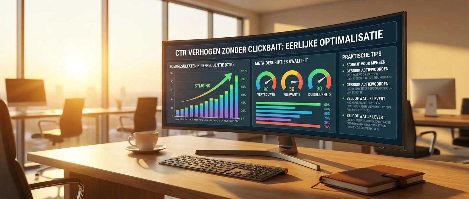 Meta descriptions: CTR verhogen zonder clickbait