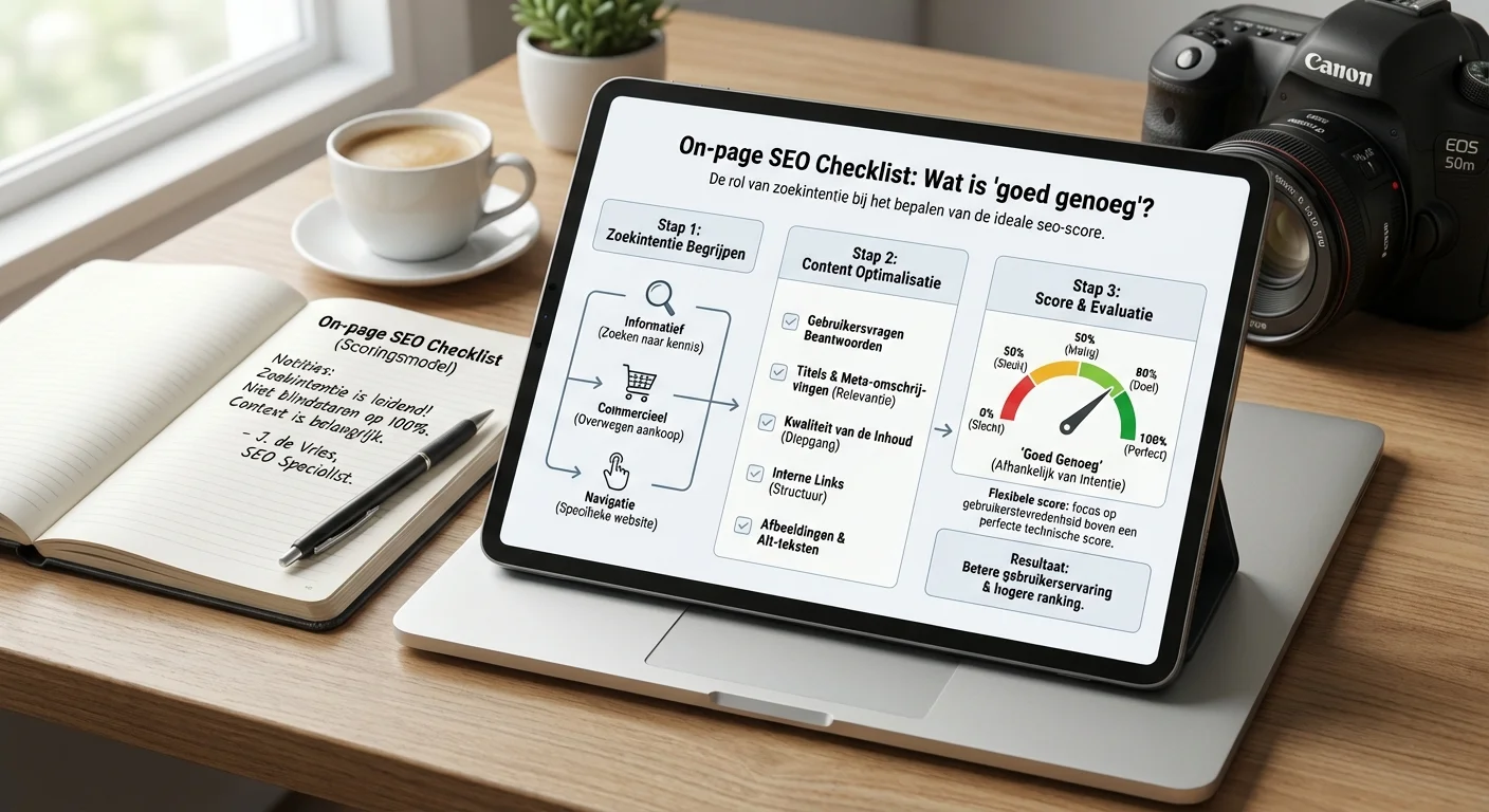 On-page SEO checklist (scoringsmodel): wat is 'goed genoeg'?