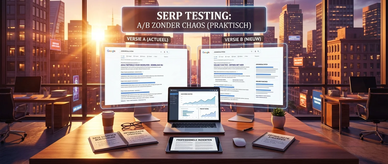 SERP testing: A/B zonder chaos (praktisch)