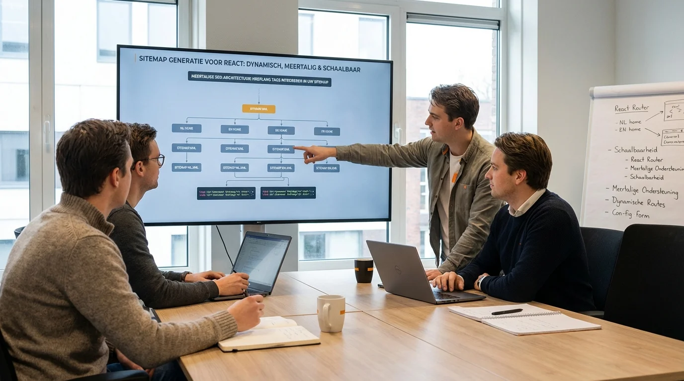 Sitemap generation voor een React site: dynamisch, meertalig en schaalbaar