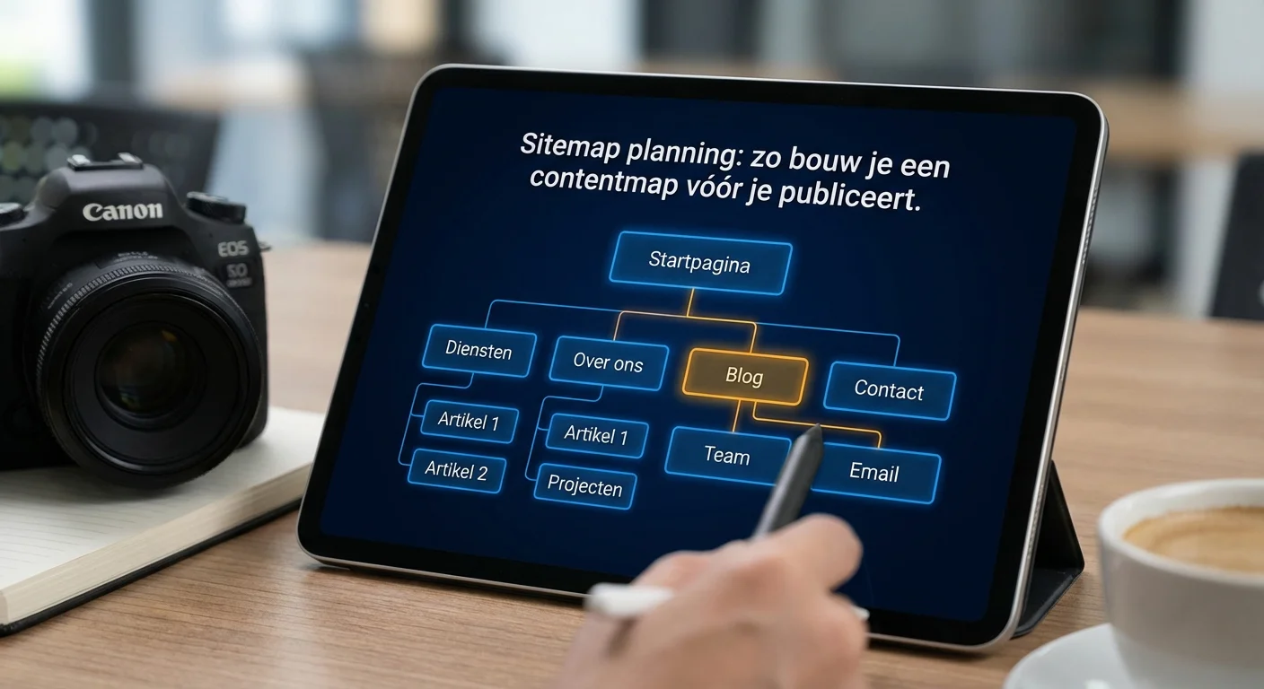 Digitale blauwdruk voor Sitemap planning: zo bouw je een contentmap v&oacute;&oacute;r je publiceert