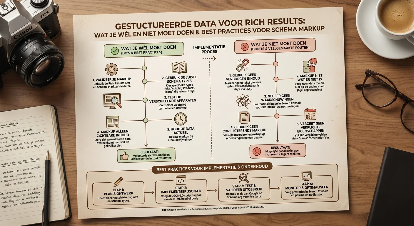 Structured data voor rich results: wat je w&eacute;l en niet moet doen