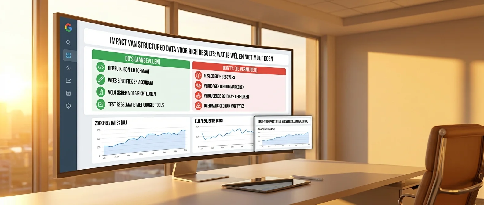 Structured data voor rich results: wat je w&eacute;l en niet moet doen