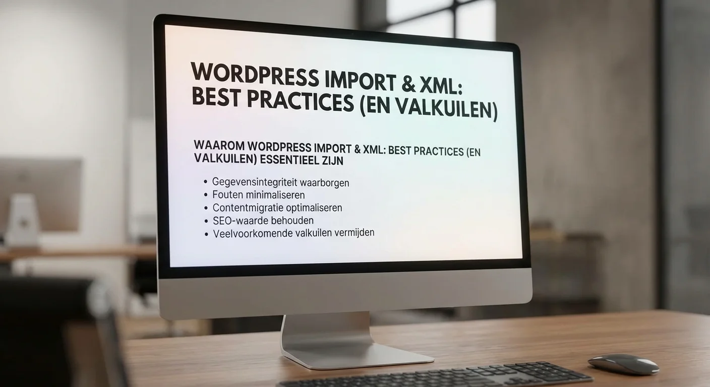 WordPress import & XML: best practices (en valkuilen)