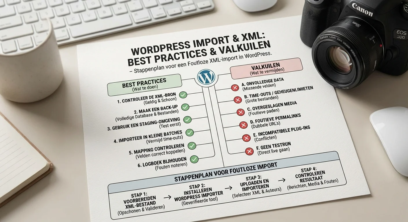 WordPress import & XML: best practices (en valkuilen)