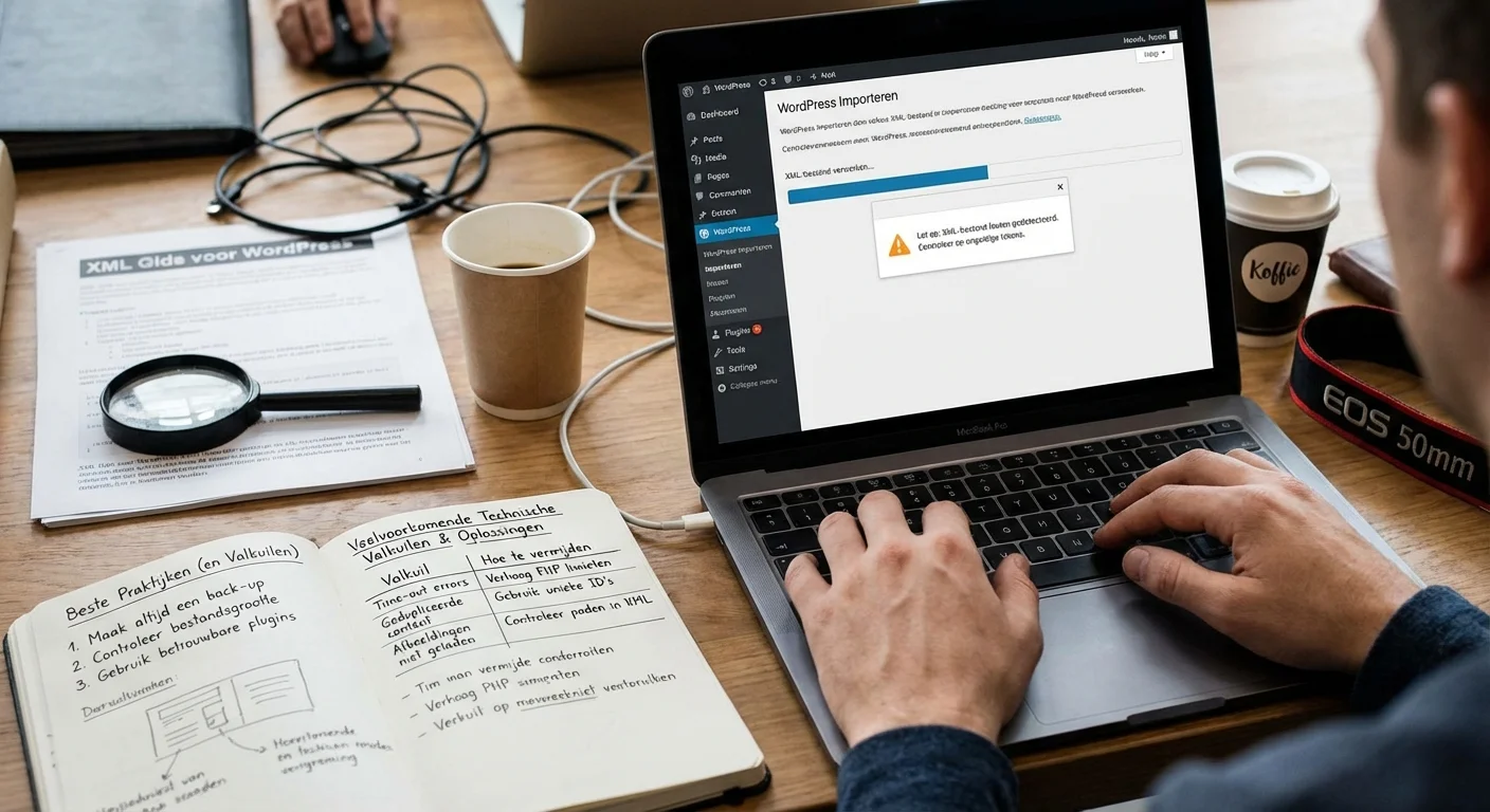 WordPress import & XML: best practices (en valkuilen)