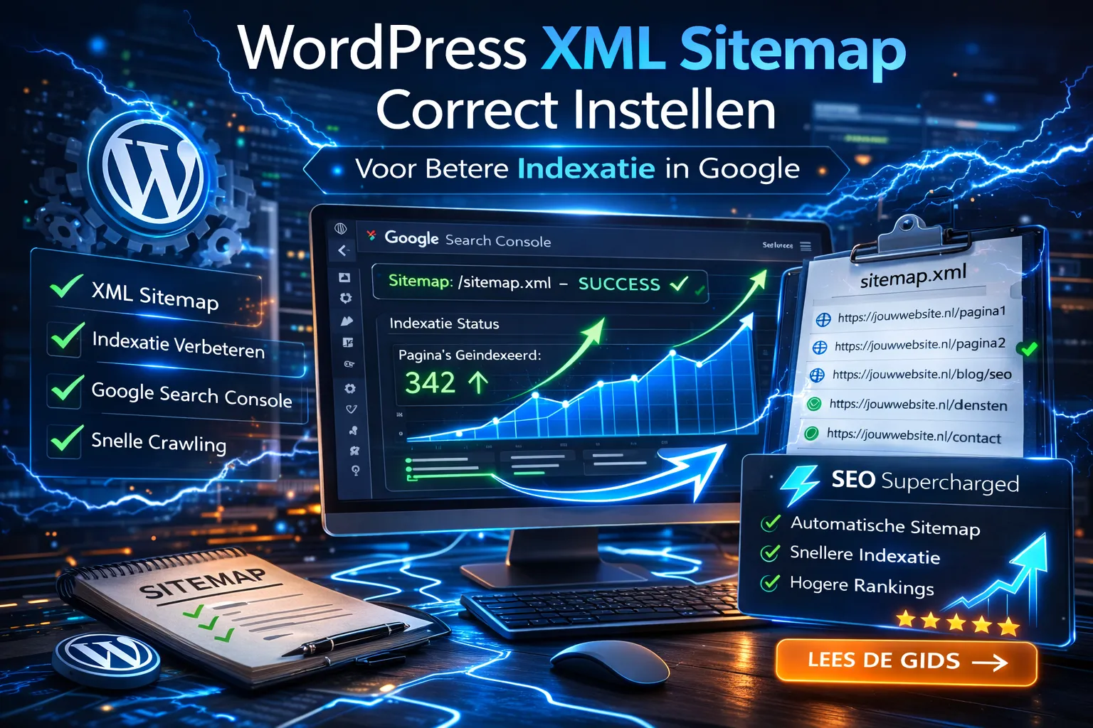 WordPress XML Sitemap Instellen (Stap-voor-Stap Gids)
